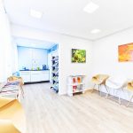 Wartebereich in der Zahnarztpraxis OXIDIO in Gärtringen